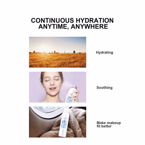 Toner de água facial de marca própria, preço de atacado, cuidados com a pele, spray de toner facial sem álcool