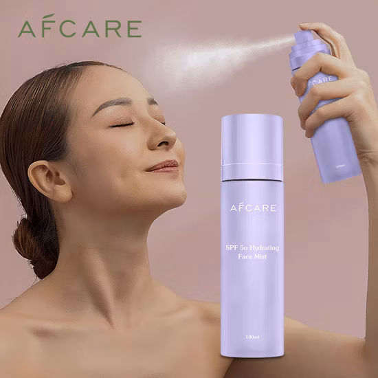 Spray protetor solar facial de óxido de zinco em tamanho de viagem SPF50 PA +++ Melhor protetor solar