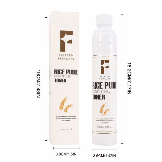 Spray toner de fórmula natural para cuidados com a pele facial